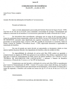 CUIDADO! INSS está enviando carta de revisão SAIBA COMO NÃO PERDER